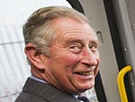 Prince Charles Drives a London Tube Train