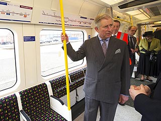 Prince Charles Drives a London Tube Train| The Royals, Prince Charles, Prince Harry