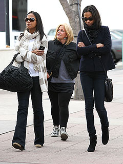 Zoe Saldana Has a Movie Date with Bradley Cooper's Mom