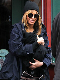 Beyoncé Takes Baby Blue Ivy to Lunch