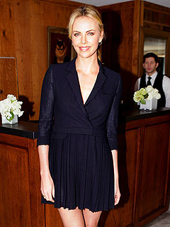New Mom Charlize Theron Chats with Katie Holmes at Luncheon | Charlize Theron