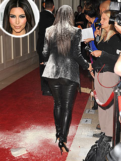 Kim Kardashian 'Going to Think' About Charges Against Flour Bomber | Kim Kardashian