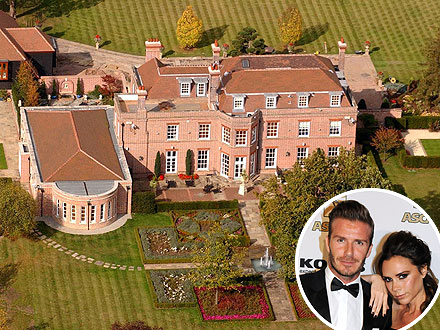 Beckham Palace on David Beckham  Victoria Beckham Selling British Mansion   People Com