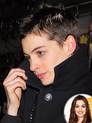 See Anne Hathaway's Drastic New Hairstyle | Anne Hathaway