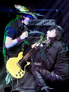 Johnny Depp & Marilyn Manson Rock Out in Los Angeles (VIDEO) | Johnny Depp, Marilyn Manson