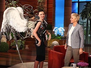 Miranda Kerr Sports a Blinged-Out Baby Backpack (with Wings, of Course!) | Miranda Kerr