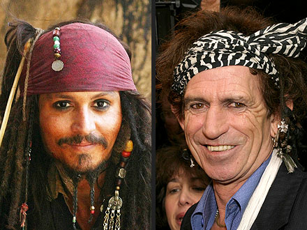 Johnny Depp: Did Marilyn Manson Inspire Tonto Look?| Pirates of the Caribbean: At World's End, The Lone Ranger, Armie Hammer, Johnny Depp, Keith Richards, Marilyn Manson