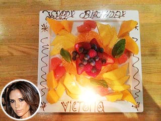 That's It? Victoria Beckham Gets Fruity Birthday Lunch | Victoria Beckham