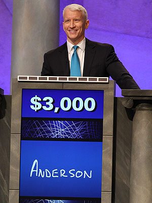 Anderson Cooper on Jeopardy - Photo
