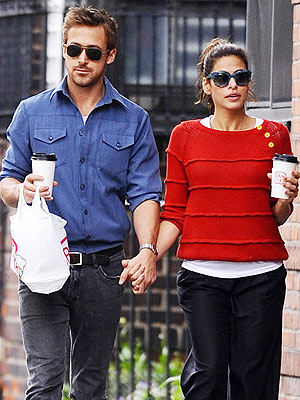Ryan Gosling Dating Eva Mendes - Spotted Holding Hands in N.Y.C.