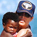 Jillian Michaels Takes Daughter Lukensia to the Beach
