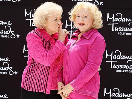 Betty White Wax Figure Unveiled