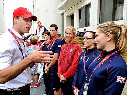 Prince William & Kate Greet Team GB at Olympic Park| Summer Olympics 2012, The British Royals, Kate Middleton, Prince Harry, Prince William, Zara Phillips