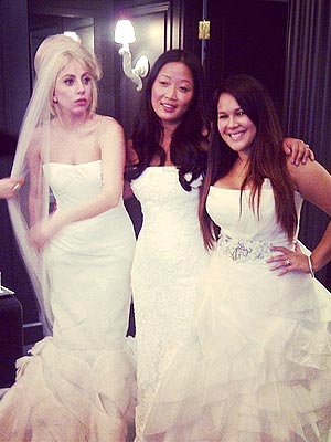 Lady Gaga Wedding Dress