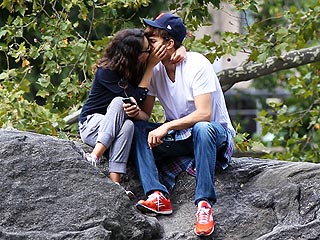 See Mila Kunis & Ashton Kutcher Share a Passionate Kiss in N.Y.C. | Ashton Kutcher, Mila Kunis