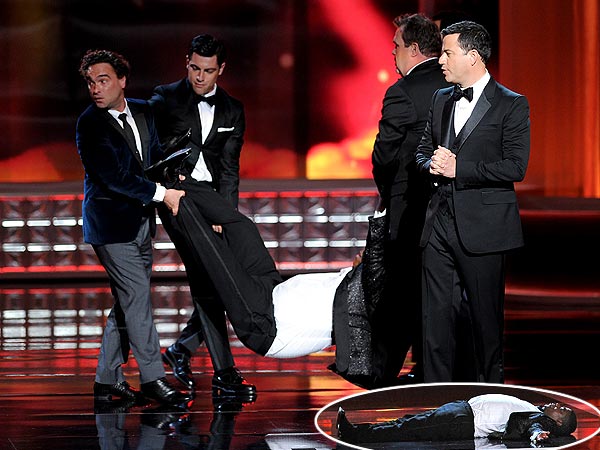 Emmys: People.com Readers Pick Their Favorite Moments!| Health, Emmy Awards, Primetime Emmy Awards 2012, Jimmy Kimmel, Josh Groban, Michael J. Fox, Tracy Morgan, Actor Class
