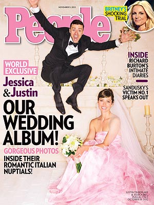 Justin Timberlake on Jessica Biel  Justin Timberlake S Wedding Photo Revealed   People Com