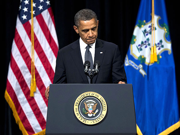 President Obama Meets with Grieving Families
