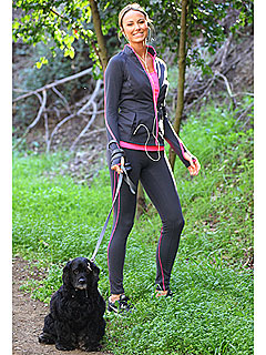 It's Love! Stacy Keibler Walks George Clooney's Dog | Stacy Keibler