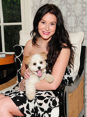 Meet Alexa Vega's New Rescue Puppy enlarge