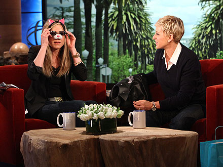 Jennifer Aniston Shares Puppy Photos with Ellen Ellen DeGeneres 