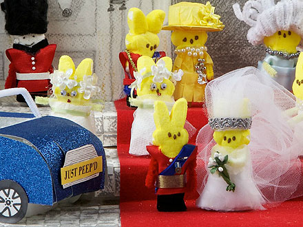 Will & Kate's Royal Wedding ... Made of Peeps!| Cute Pets, Royal Wedding, Kate Middleton, Pippa Middleton, Prince William