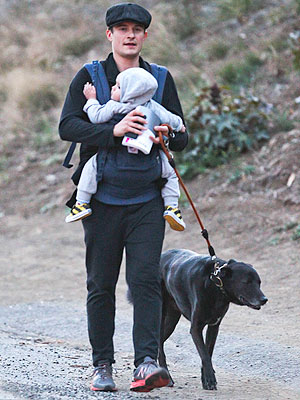 Orlando Bloom Goes Hiking with Flynn and Dog Sidi