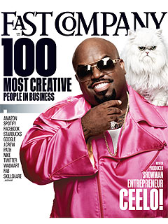 Spotted: Cee Lo and Purrfect on the Cover of Fast Company | Cee Lo