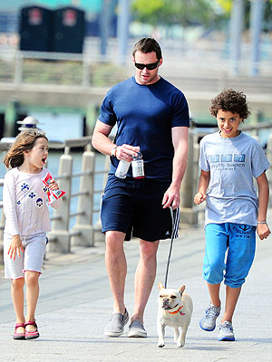 Hugh Jackman, Orlando Bloom with Dogs on Father's Day: Photos