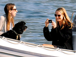 Stacy Keibler Enjoys Lake Como – with George Clooney's Dog! | Stacy Keibler