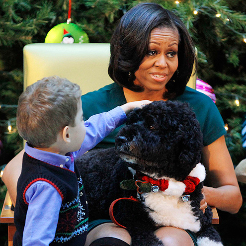 BO OBAMA photo | Bo Obama, Michelle Obama