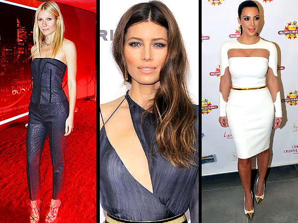 Gwyneth Paltrow, Jessica Biel, Kim Kardashian