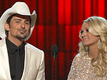 Zing! Carrie Underwood & Brad Paisley Poke Fun at Taylor Swift's Breakup | Brad Paisley, Carrie Underwood