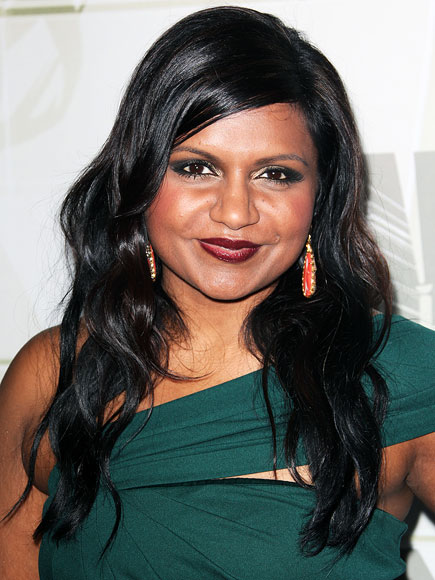 MINDY KALING'S GLOSSY HAIR photo | Mindy Kaling