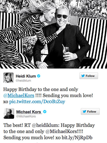 MODEL FRIENDSHIP photo | Heidi Klum, Michael Kors