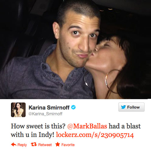 KISS OF APPROVAL photo | Karina Smirnoff, Mark Ballas