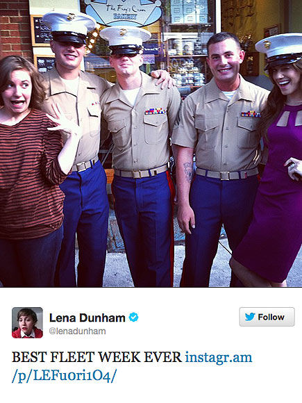 NAVAL GAZING photo | Allison Williams, Lena Dunham