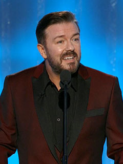 PEOPLE Critic: Ricky Packs Little Punch at Globes | Ricky Gervais