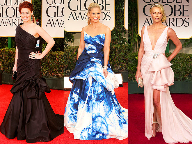 GATHERED DRAPING photo | Charlize Theron, Debra Messing, Sarah Michelle Gellar