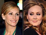 Adele's A-List Fan Club | Adele, Julia Roberts