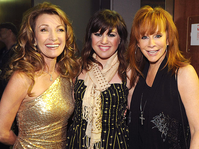 TALENTED TRIO photo | Jane Seymour, Kelly Clarkson, Reba McEntire