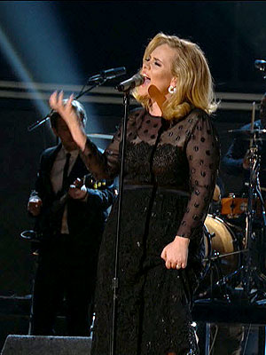 Adele Powers Through Live Grammy Performance of 'Rolling in the Deep' | Adele