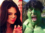 Boo! Stars Play Halloween Dress-Up