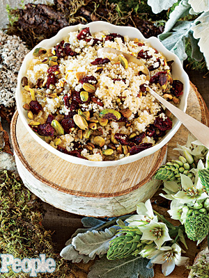 Yifat Oren's Couscous Pilaf with Roasted Pistachios & Cranberries| Yifat Oren