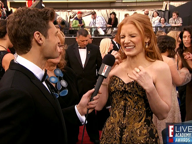 photo | Jessica Chastain, Ryan Seacrest