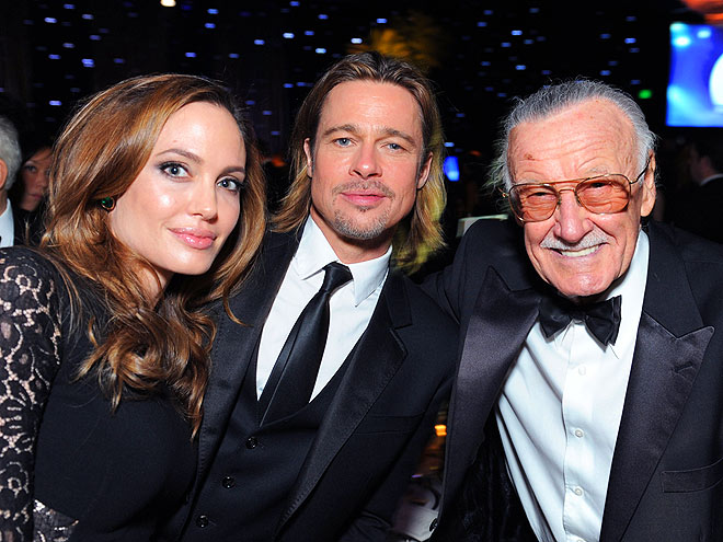 MAN IN THE MIDDLE
photo | Angelina Jolie, Brad Pitt, Stan Lee