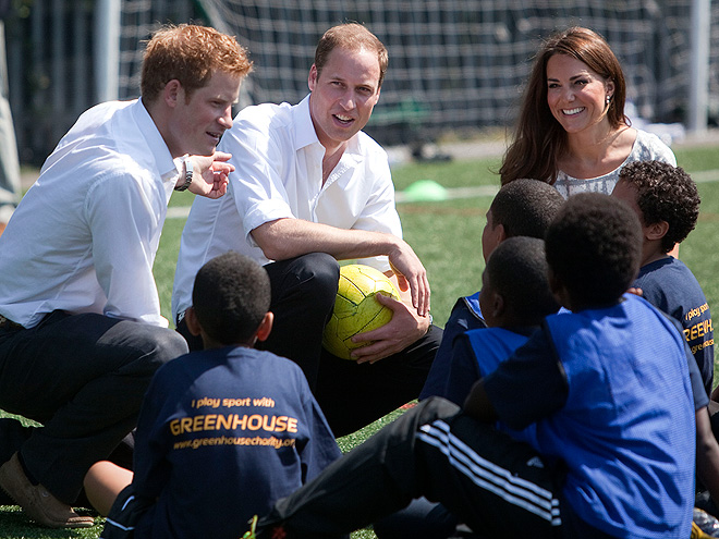 GOOD SPORTS photo | Kate Middleton, Prince Harry, Prince William