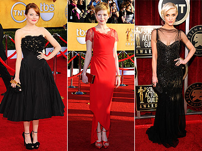 15 Best Dressed Stars of the SAGs | Emma Stone