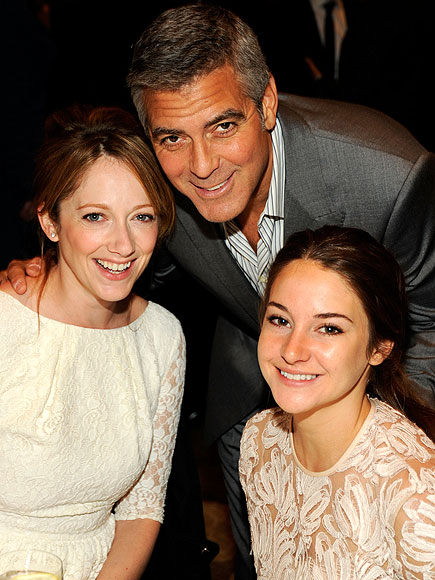 THESPIAN SUPPORT  photo | George Clooney, Judy Greer, Shailene Woodley