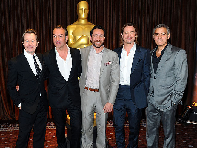 WHAT RIVALRY?
photo | Brad Pitt, Gary Oldman, George Clooney, Jean Dujardin